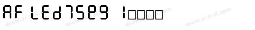 AF LED7Seg 1字体转换